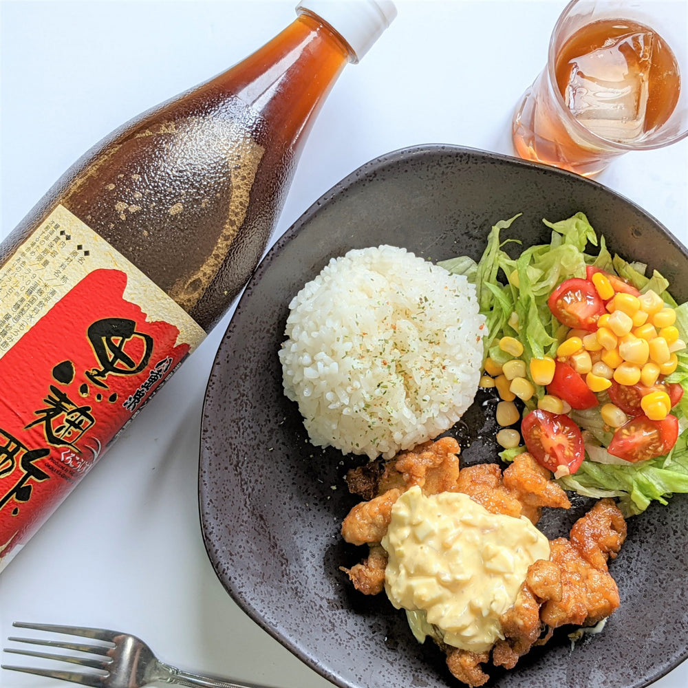 飲むだけじゃない!!黒麴酢のチキン南蛮♪