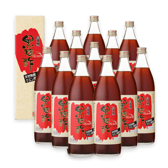 黒麹酢12本セット(付属品あり) ｜八重泉酒造公式サイト - 石垣島の泡盛